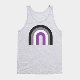 Asexual Flag Rainbow Design Tank Top